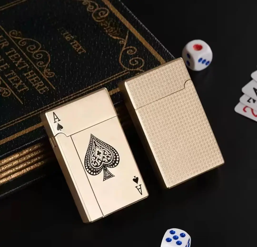 KING Fancy Ace Refillable Lighter – Reusable Pocket Lighter