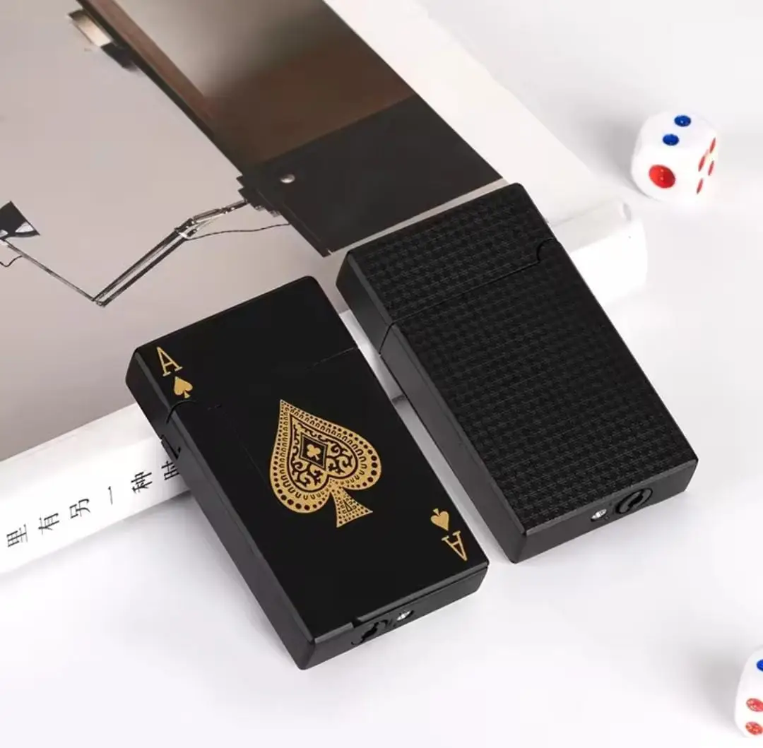 KING Fancy Ace Refillable Lighter – Reusable Pocket Lighter