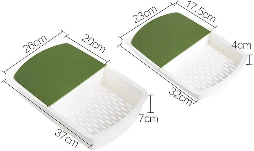 Cutting Boards 3in1 Kitchen Cutting Plastic Chopping Board