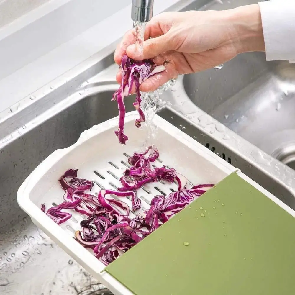 Cutting Boards 3in1 Kitchen Cutting Plastic Chopping Board