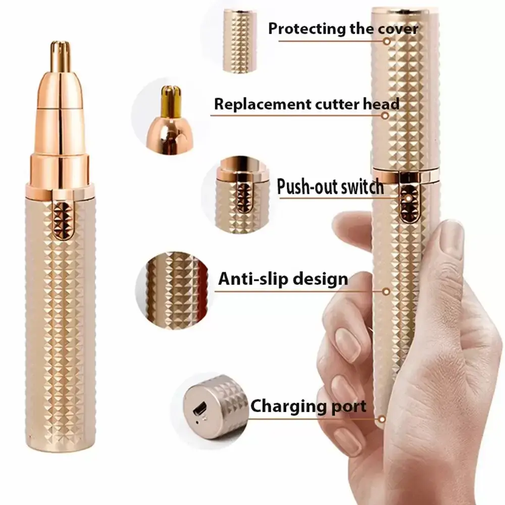 3-in-1 Golden Precision Rechargeable Hair Remover