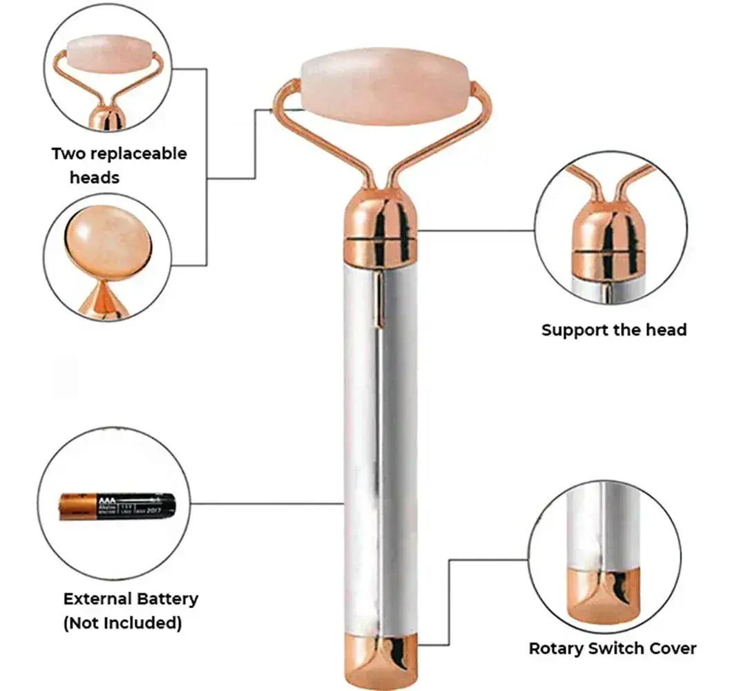Micro Vibration Facial Roller & Massager Battery Operated