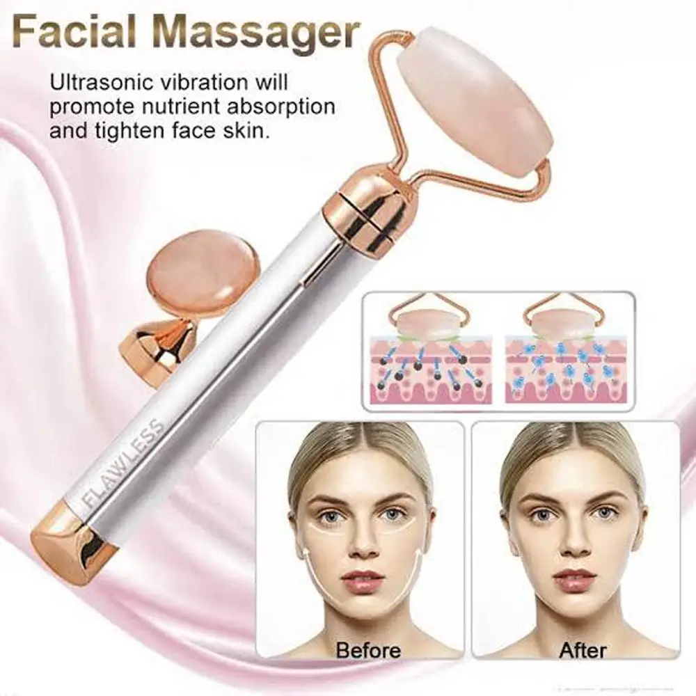 Micro Vibration Facial Roller & Massager Battery Operated