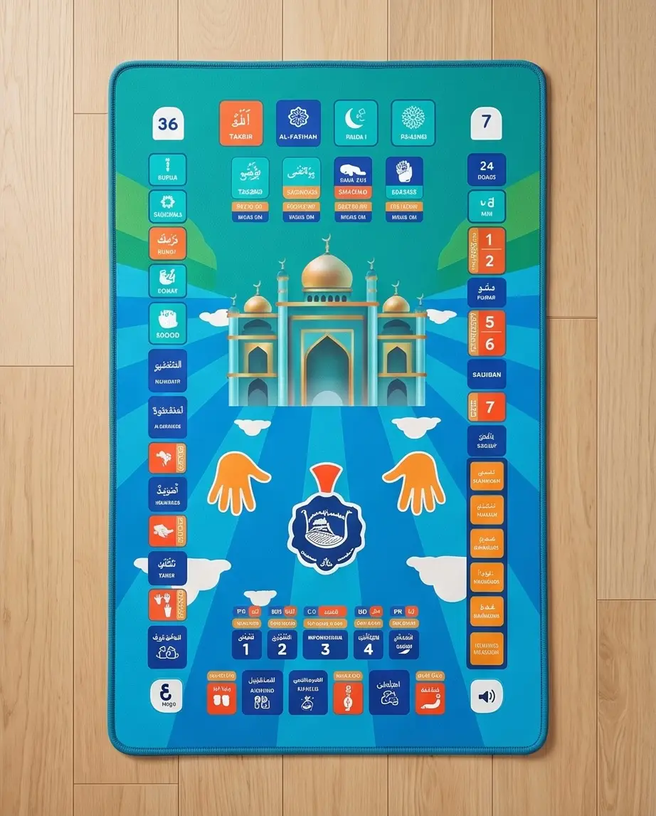 Kids Educational Prayer Mat
