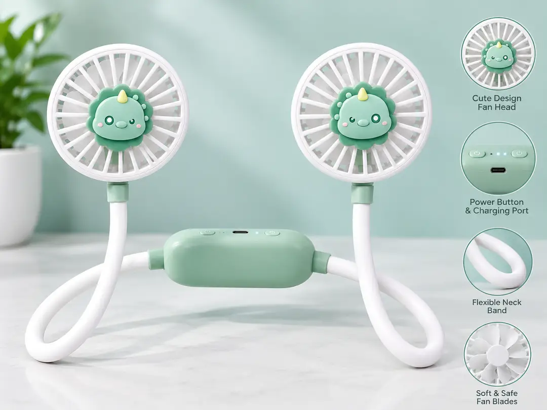 Foldable Neck Fan