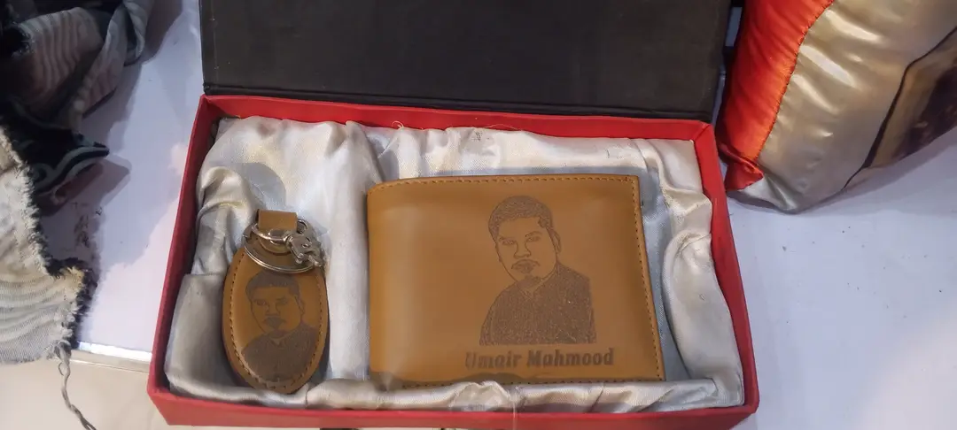 Customize name Men's Leather Wallet