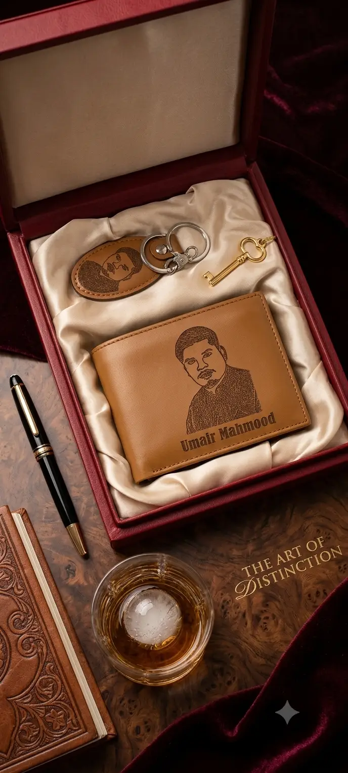 Customize name Men's Leather Wallet