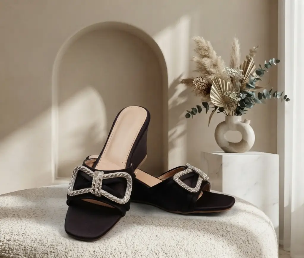 Women's Synthetic Leather Fancy Block Heels