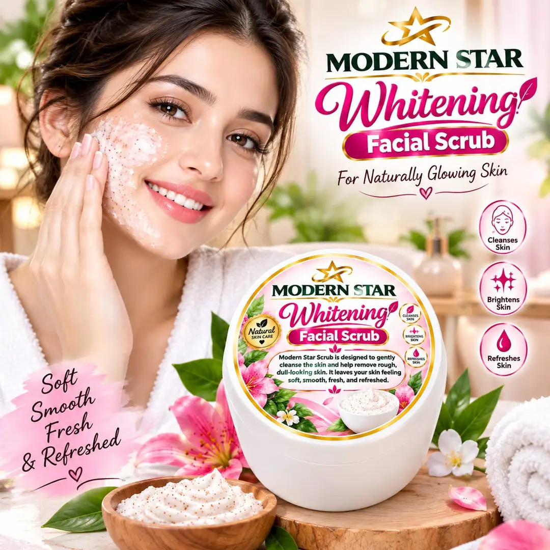 Whitening And Brightening Facial Scrub by Modern Star