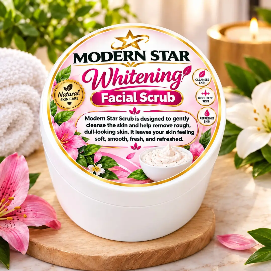 Whitening And Brightening Facial Scrub by Modern Star
