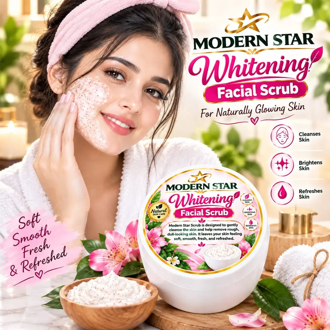 Whitening And Brightening Facial Scrub by Modern Star