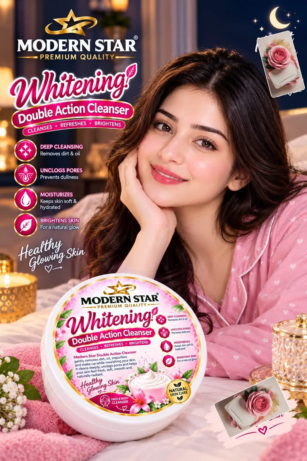 Whitening Facial Cleanser Deep Cleansing Face & Body