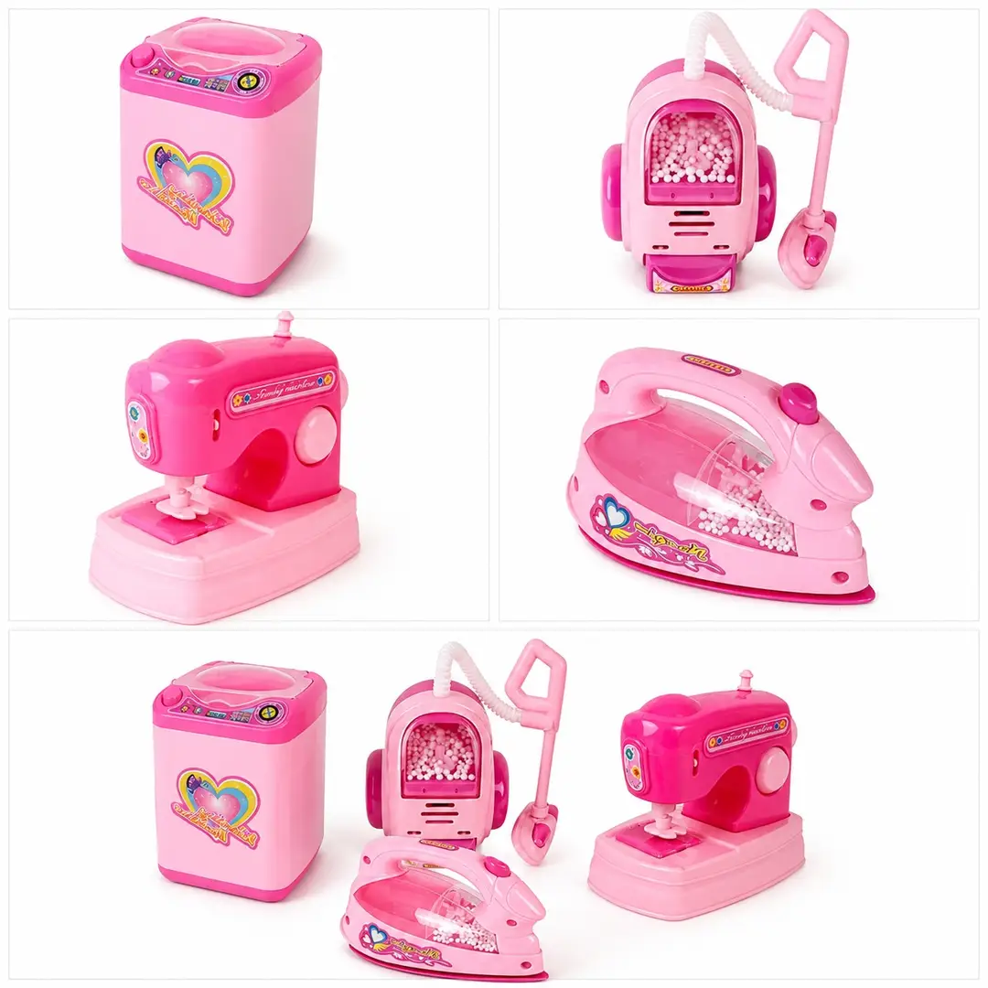 Girl's Plastic With Penguins Toy Bundle