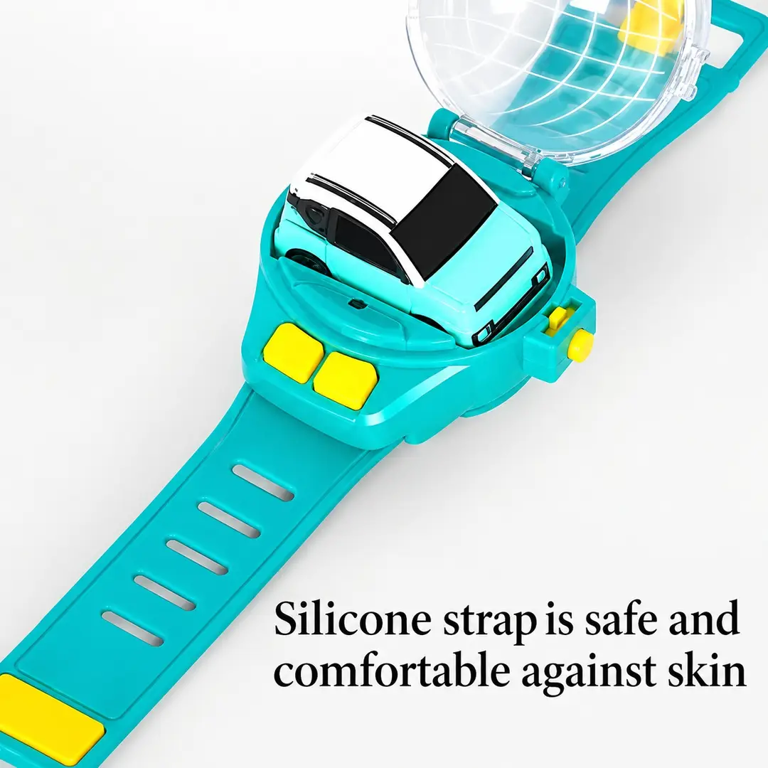 Boy's & Girl's Plastic City Road Design Mini RC Car Watch