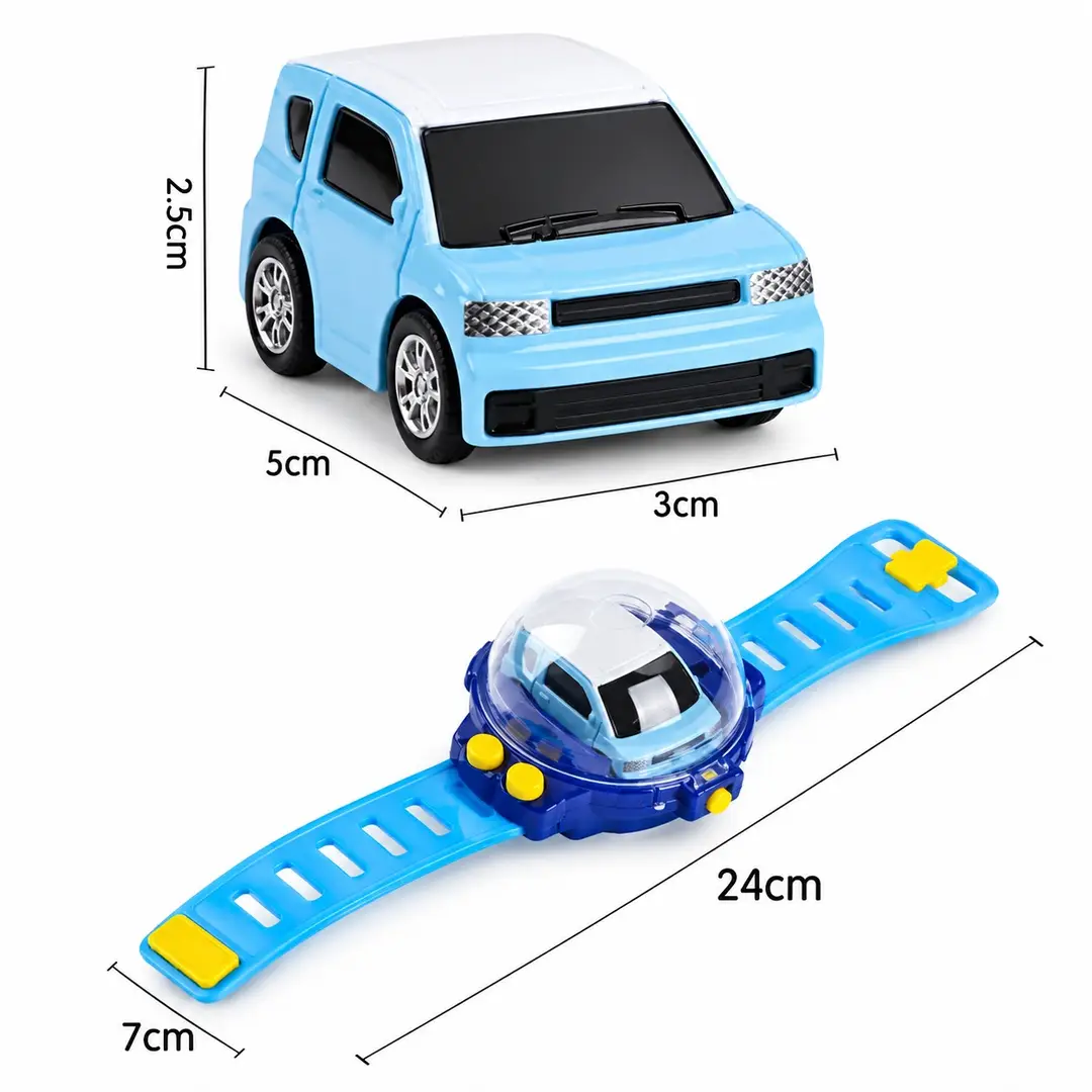 Boy's & Girl's Plastic City Road Design Mini RC Car Watch