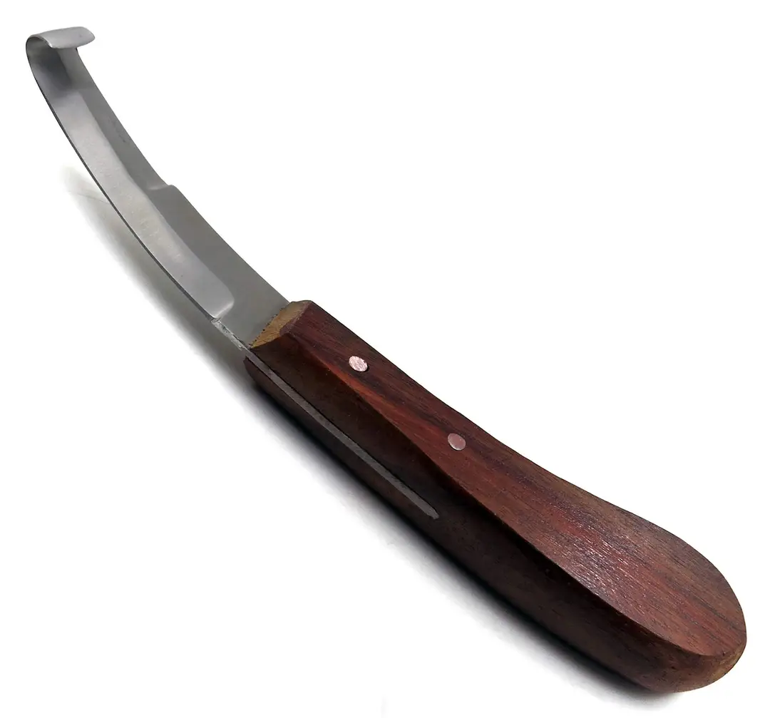 Hoof Knife Farrier Tool Premium Stainless Steel Double Blade