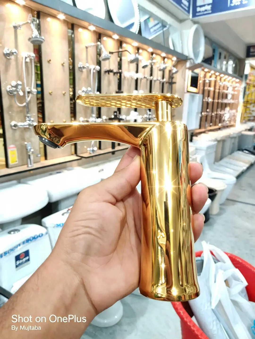 Premium Luxury Gold Plated Lever Basin Mixer Faucet