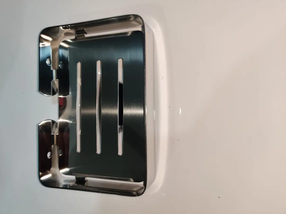 Modern Rust-Proof Metallic Soap Case for Bathroom & Kitchen