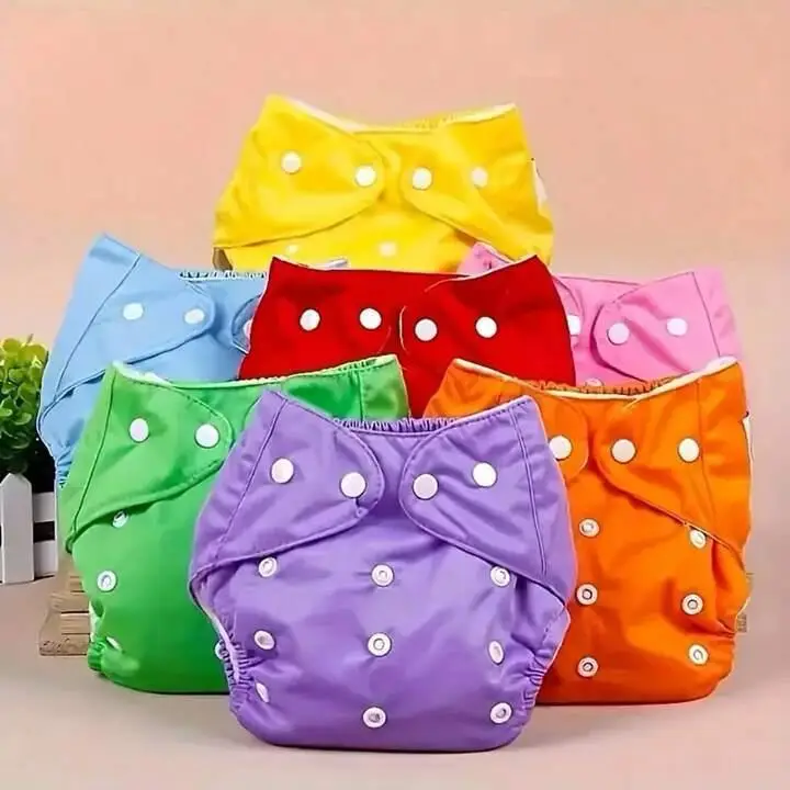 Reusable Washable Cloth Diaper – One Size Adjustable (0 Months to 5 Years) | Waterproof, Leak-Proof, Eco-Friendly