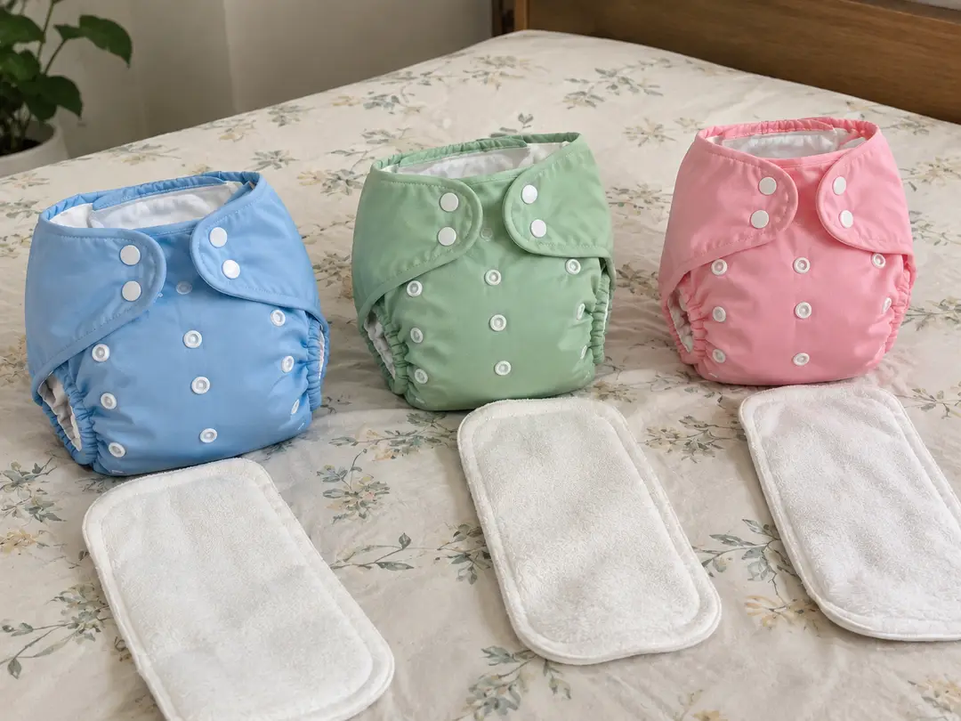 Reusable Washable Cloth Diapers with Inner for Babies | Soft Cotton Inner | Adjustable S/M/L | 0 Months to 5 Years | Washable Inner
