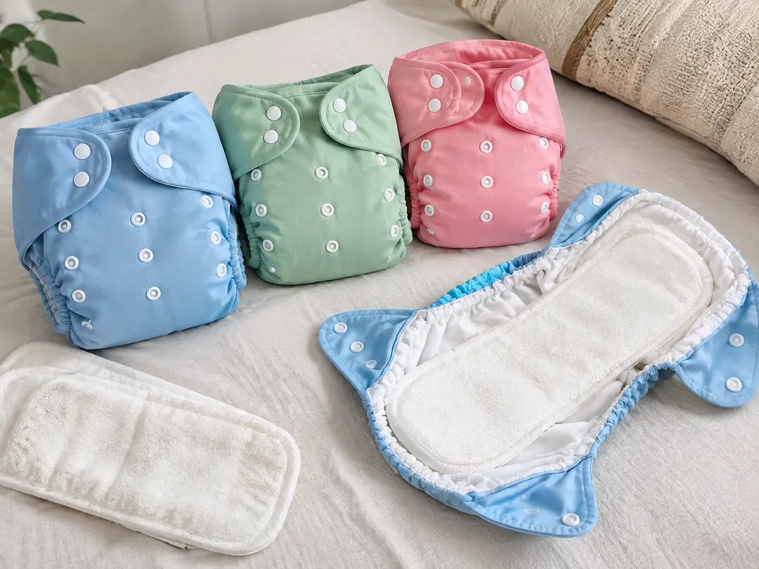 Reusable Washable Cloth Diapers with Inner for Babies | Soft Cotton Inner | Adjustable S/M/L | 0 Months to 5 Years | Washable Inner
