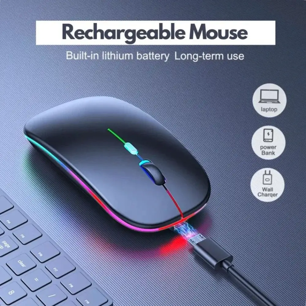 HP Wireless Dual Mode RGB Rechargeable Silent Gaming Mouse