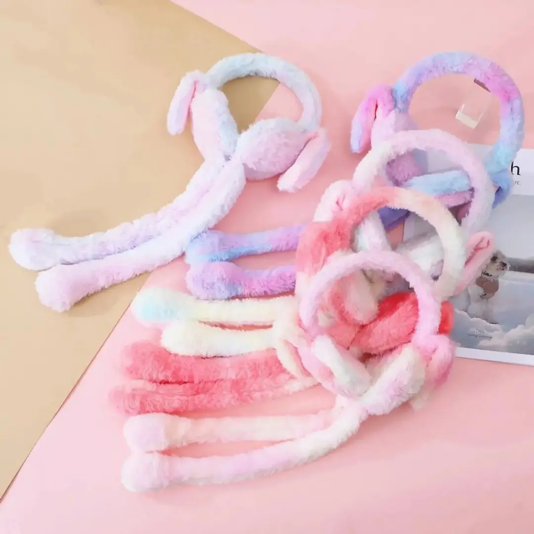 Cute Soft Plush Bunny Earmuffs for Girls & Kids