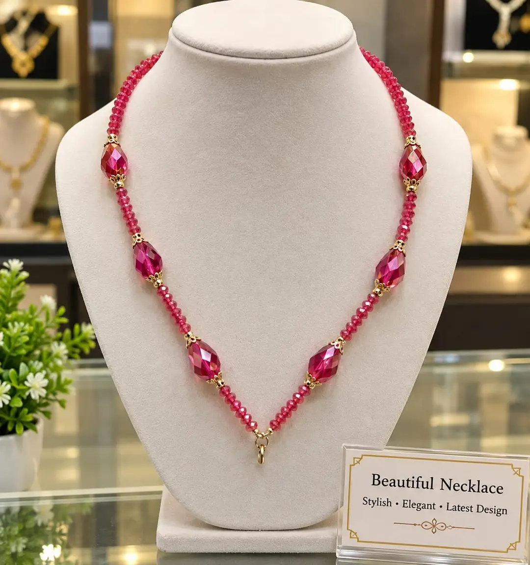 Fancy Antique Plated Artificial Stones Artificial Set