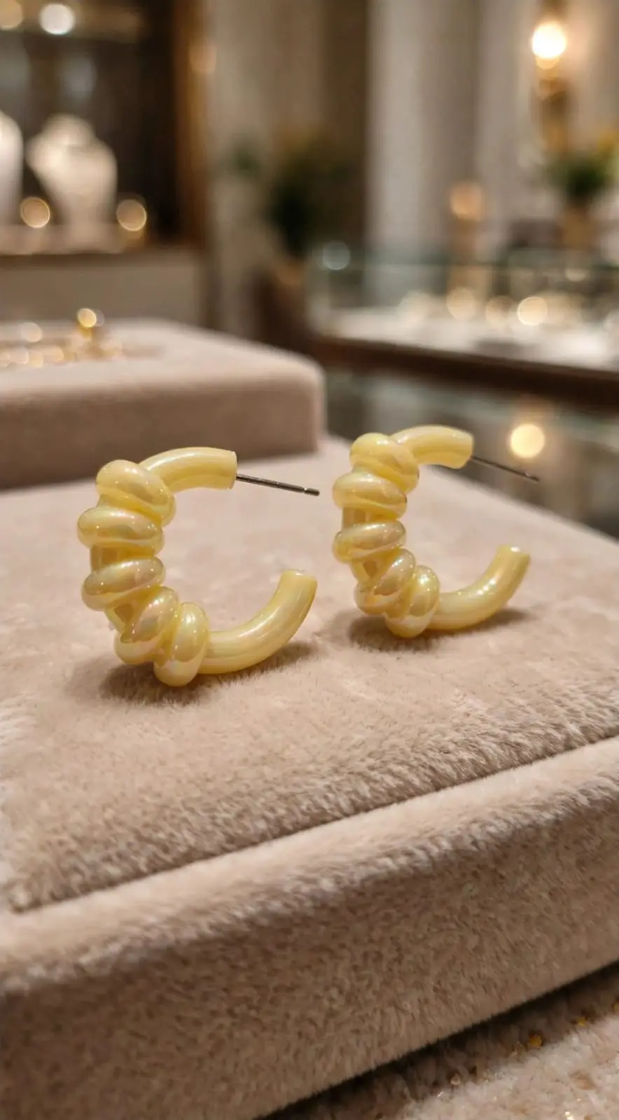 Bridal Aluminium Plated Artificial Stones Earrings