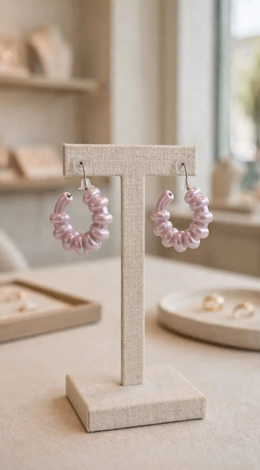 Fancy Aluminium Plated Crystal Earrings