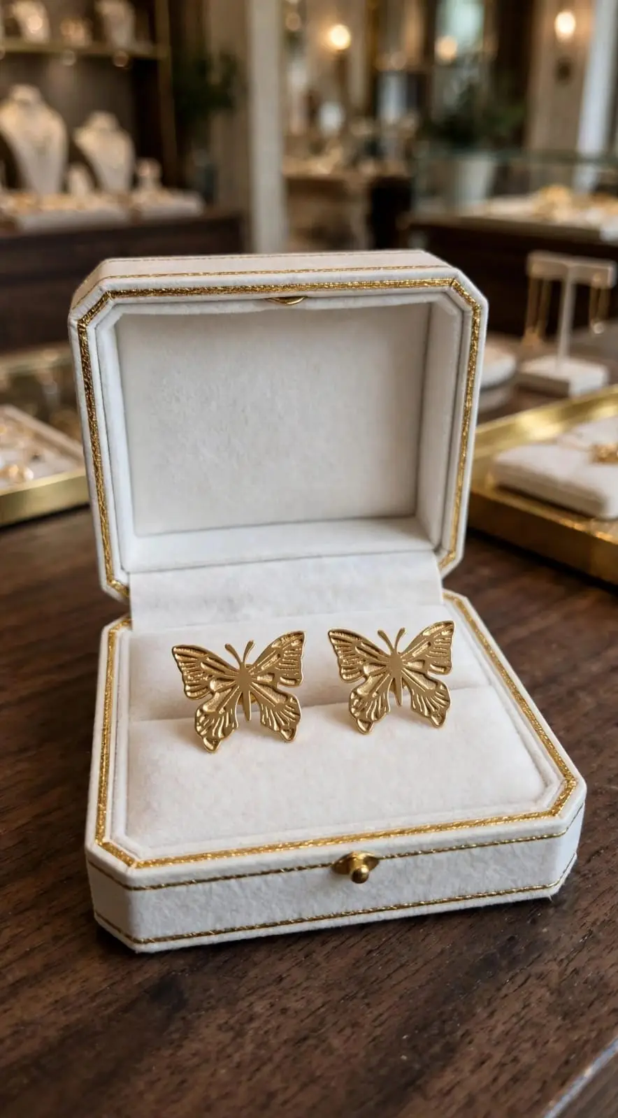 Fancy Antique Plated Artificial Stones Earrings