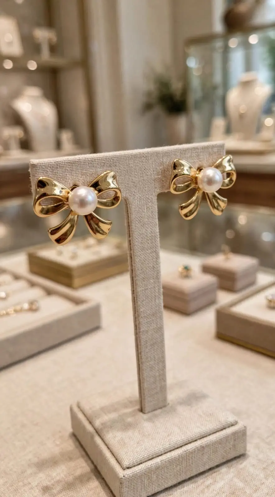 Bridal Antique Plated Artificial Stones Earrings