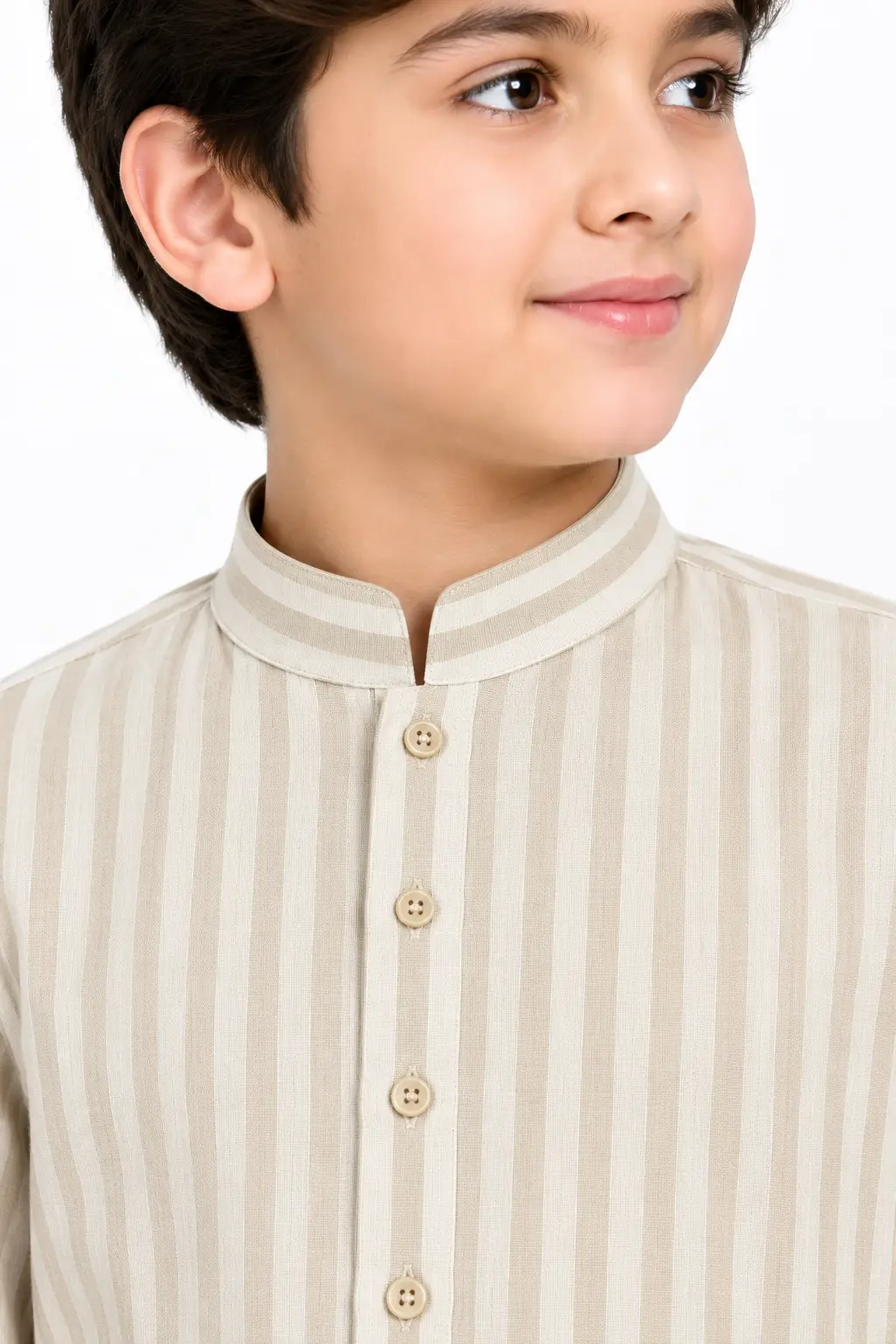 2 Pcs Boy's Wash And Wear Printed Kurta And Shalwar Suit