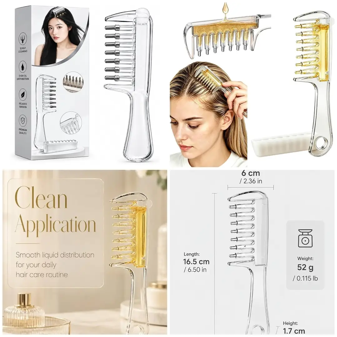 Anti-Dandruff Hair Oil Applicator