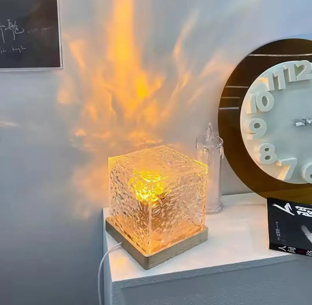 Crystal Cube RGB Touch Lamp 16+ Color Mood Light