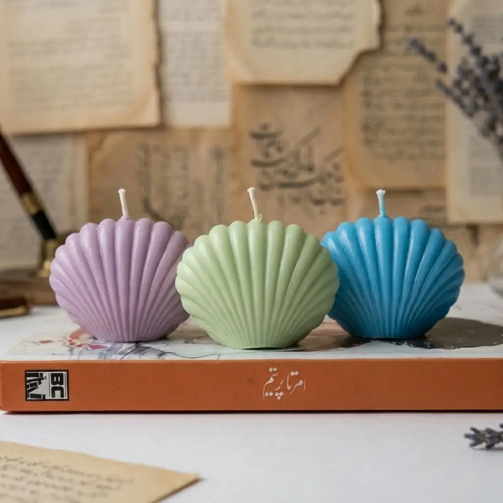 6pcs - Shell Scented Candles