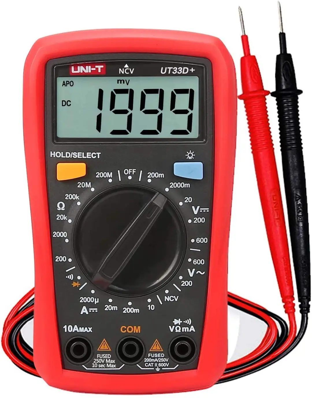 UNI-T UT33D+ Palm Size Multimeter