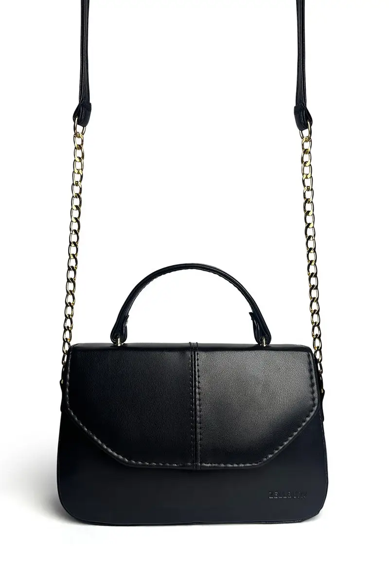 Women's PU Leather Plain Hand Bag