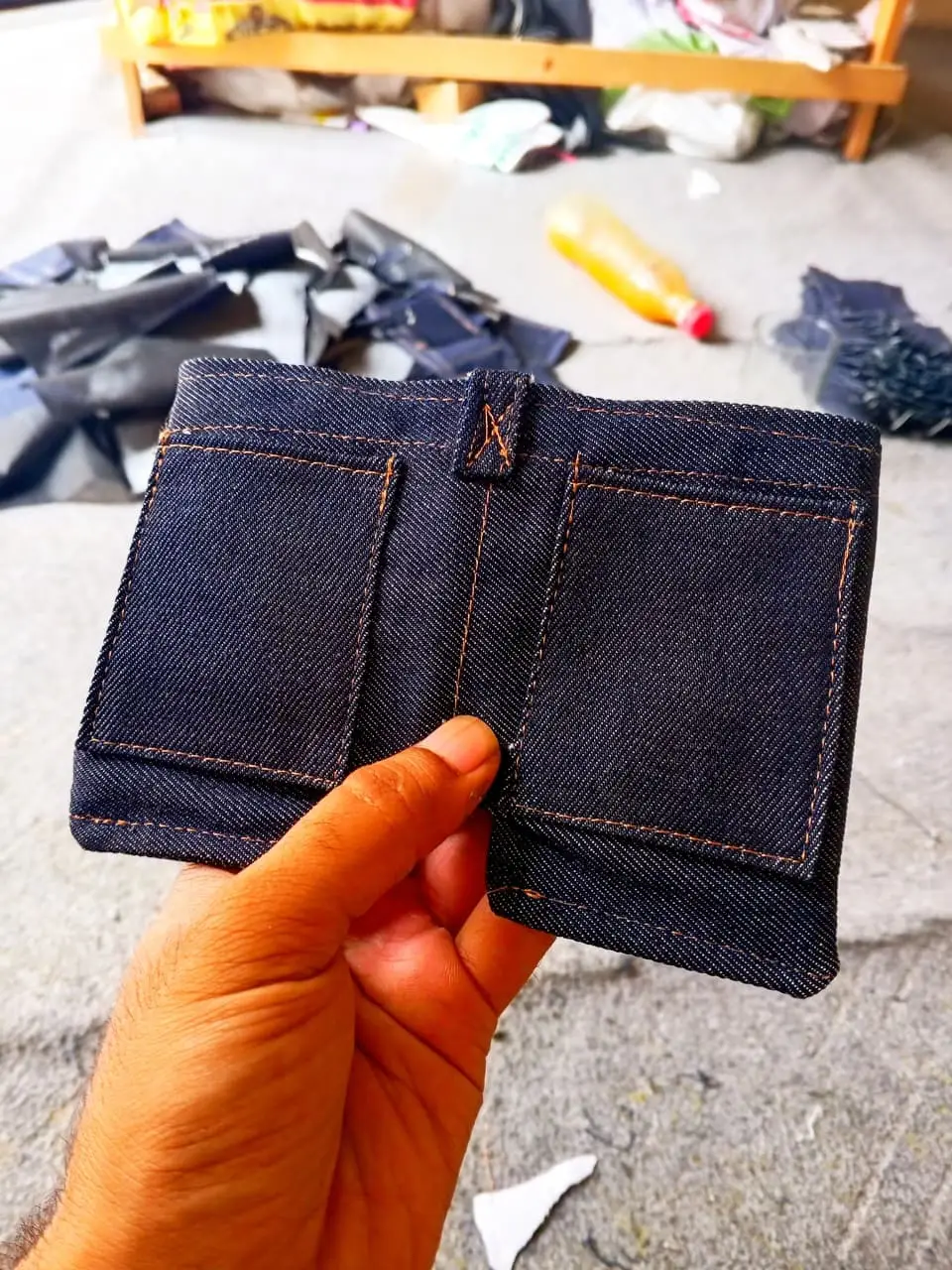 Men's Denim Wallet