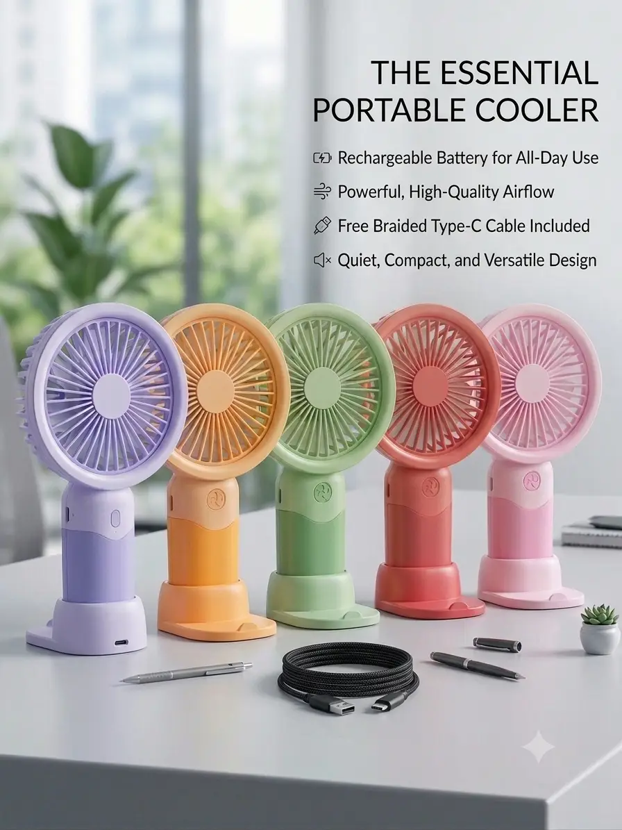Operates Smoothly Rechargeable Fan 1.5
