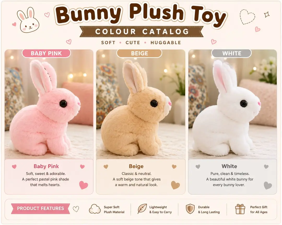 Cute Rabbit Plush Toy