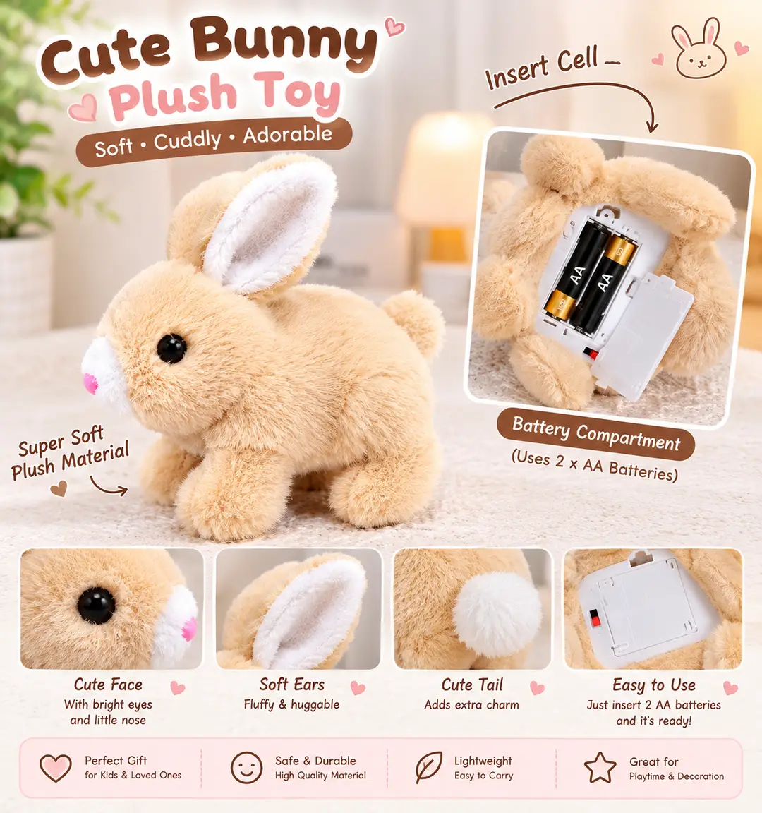 Cute Rabbit Plush Toy