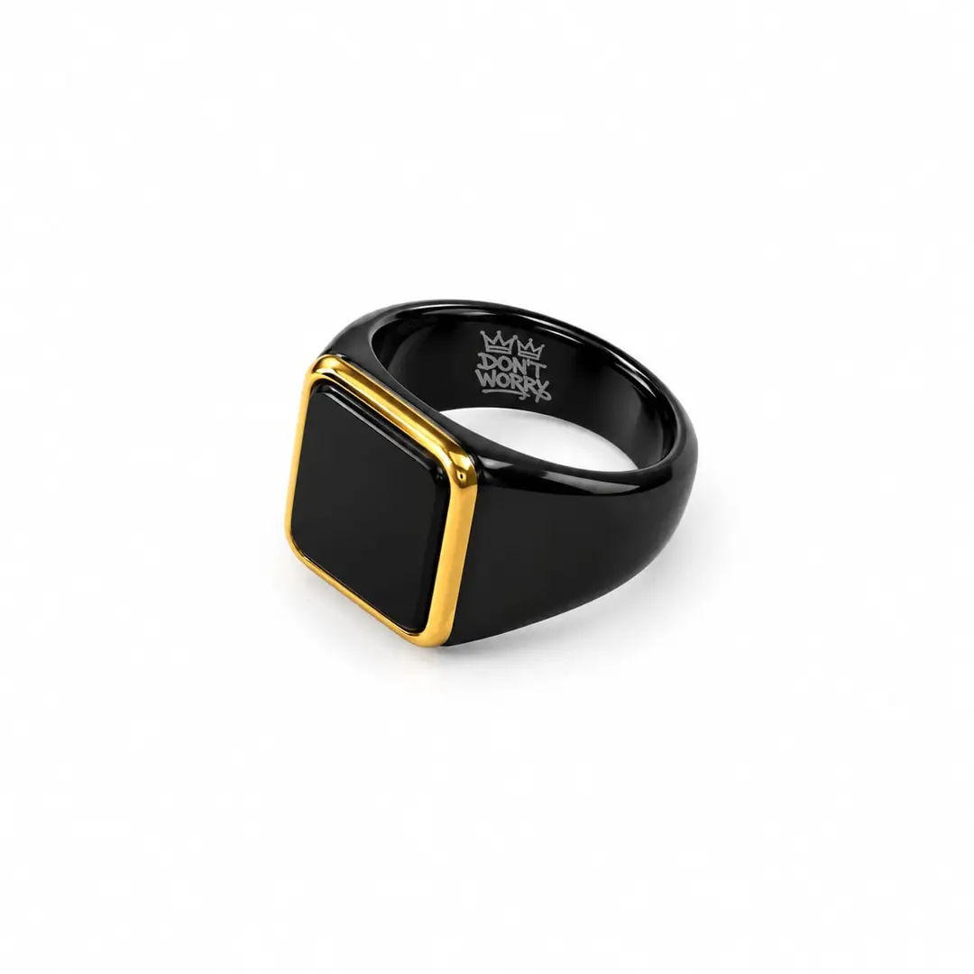 4 Qul Design Chandi Crystal Men's Ring
