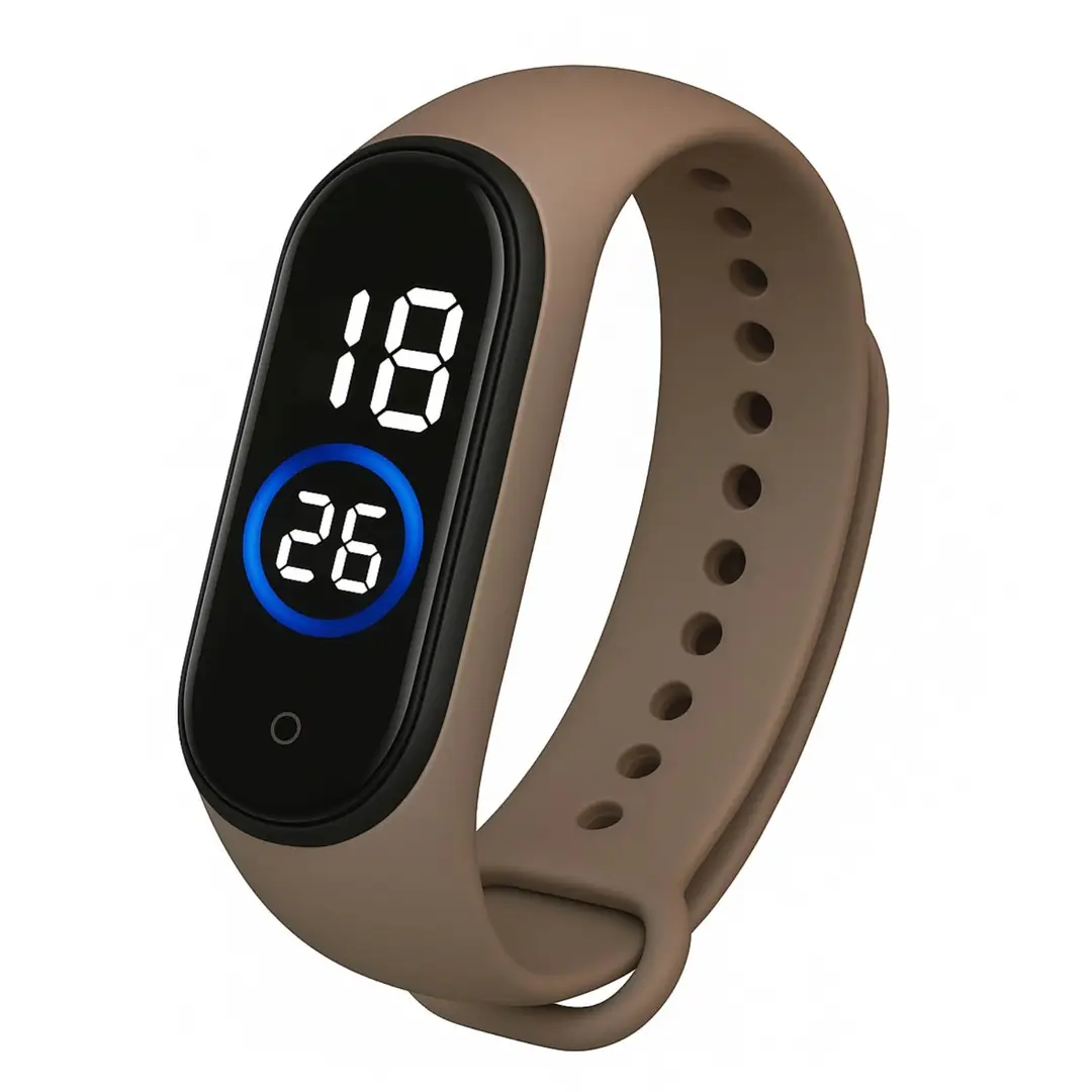 Premium Digital Display Silicone Wristband Watch