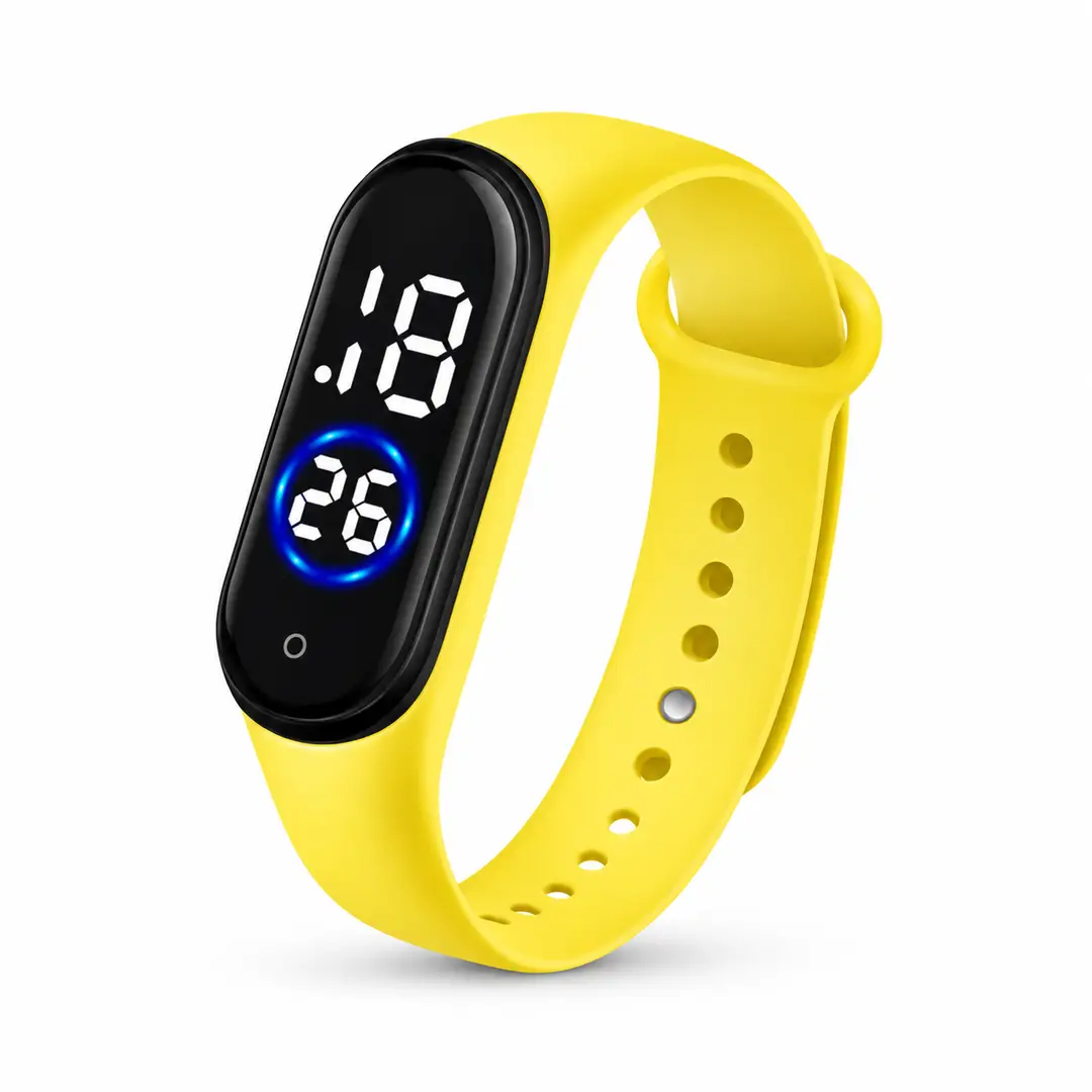Premium Digital Display Silicone Wristband Watch