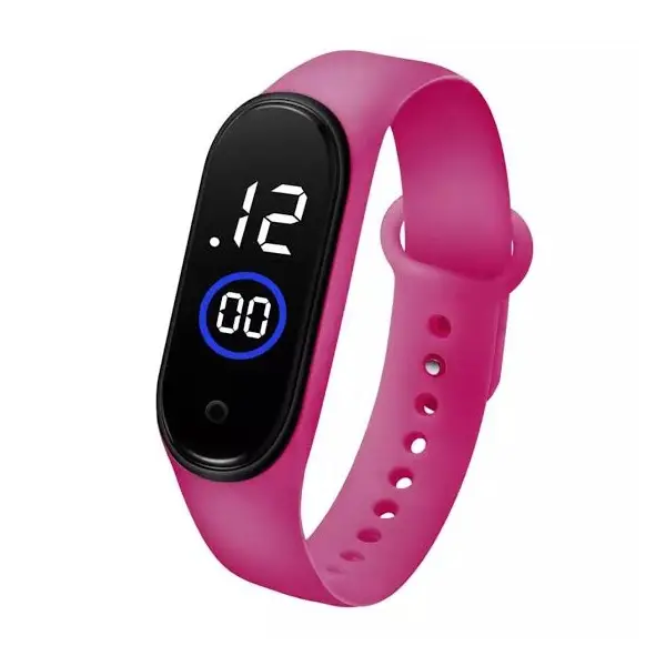 Premium Digital Display Silicone Wristband Watch