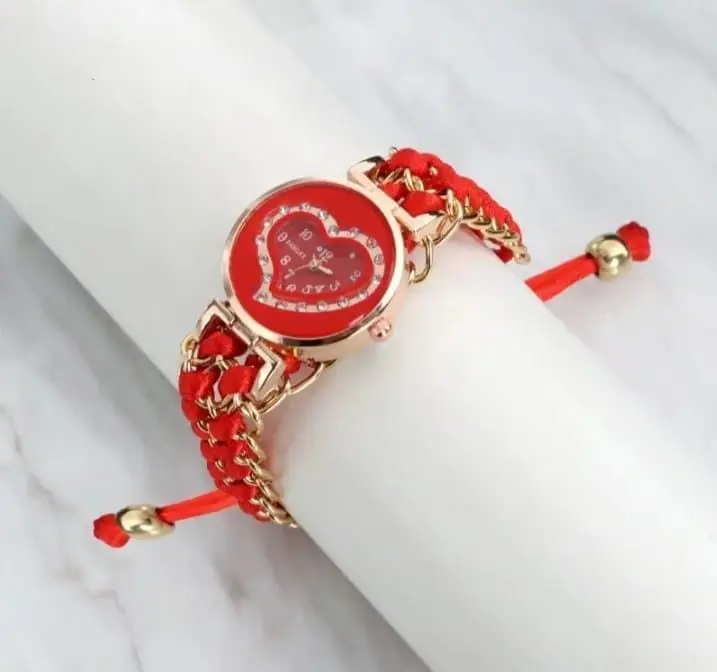 Heart Shaped Stylish Women's Bracelet Watch