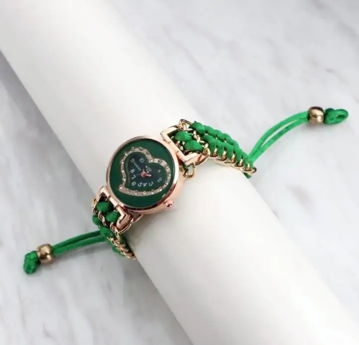 Heart Shaped Stylish Women's Bracelet Watch