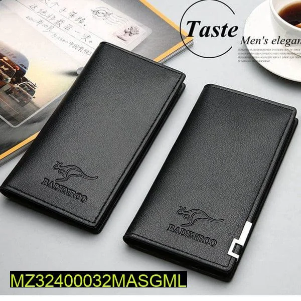 Men's Vintage Long Folder Leather Wallet