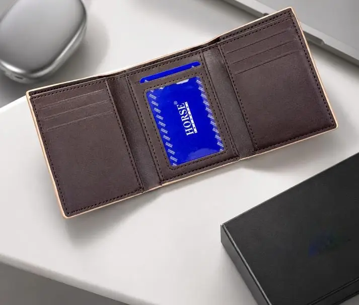 Premium Men's Trifold Horse Wallet